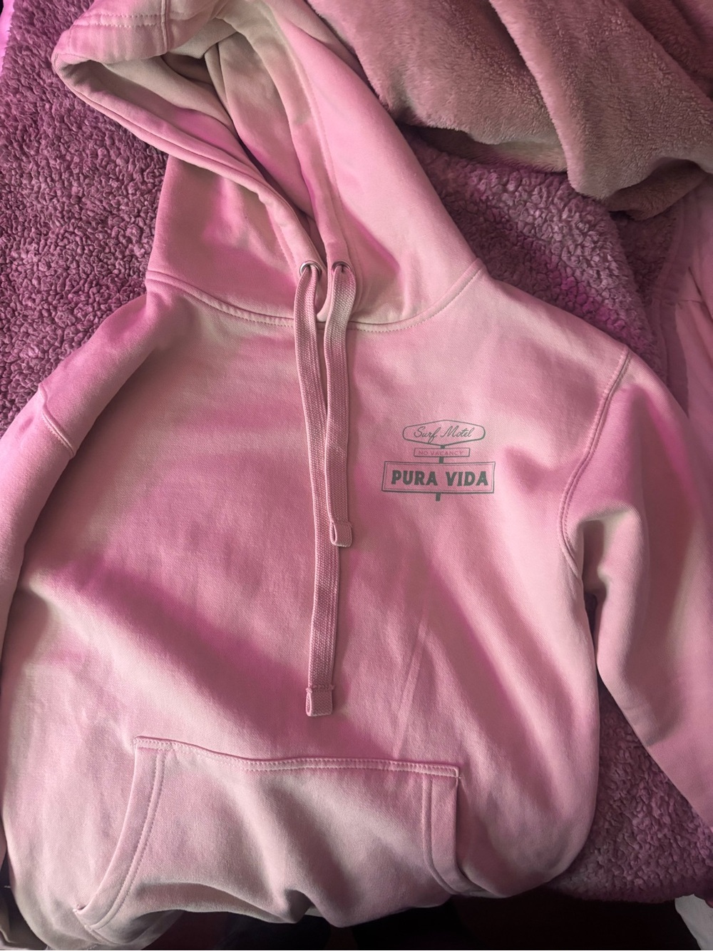 Pura Vida pastel yellow Pullover Hoodie